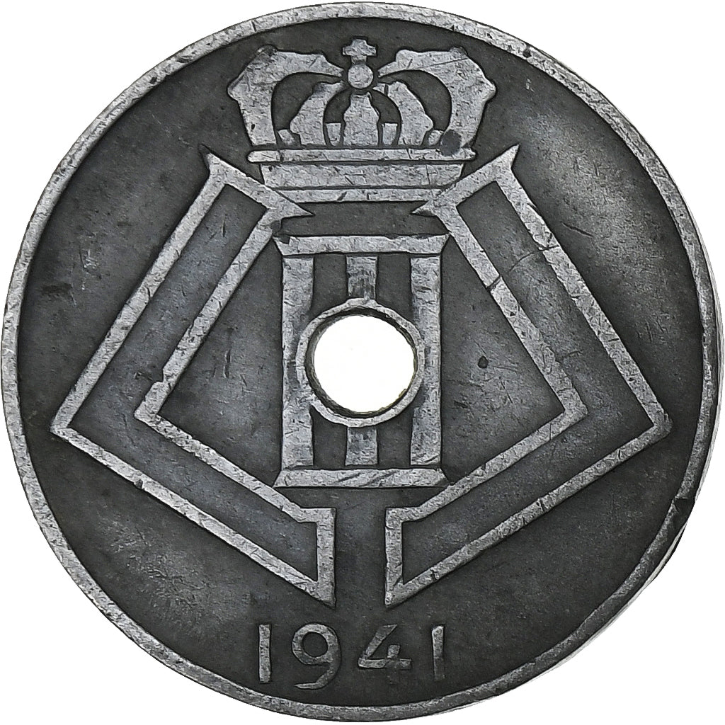 België, 5 Centimes, 1941, Zinc, ZF, KM:123