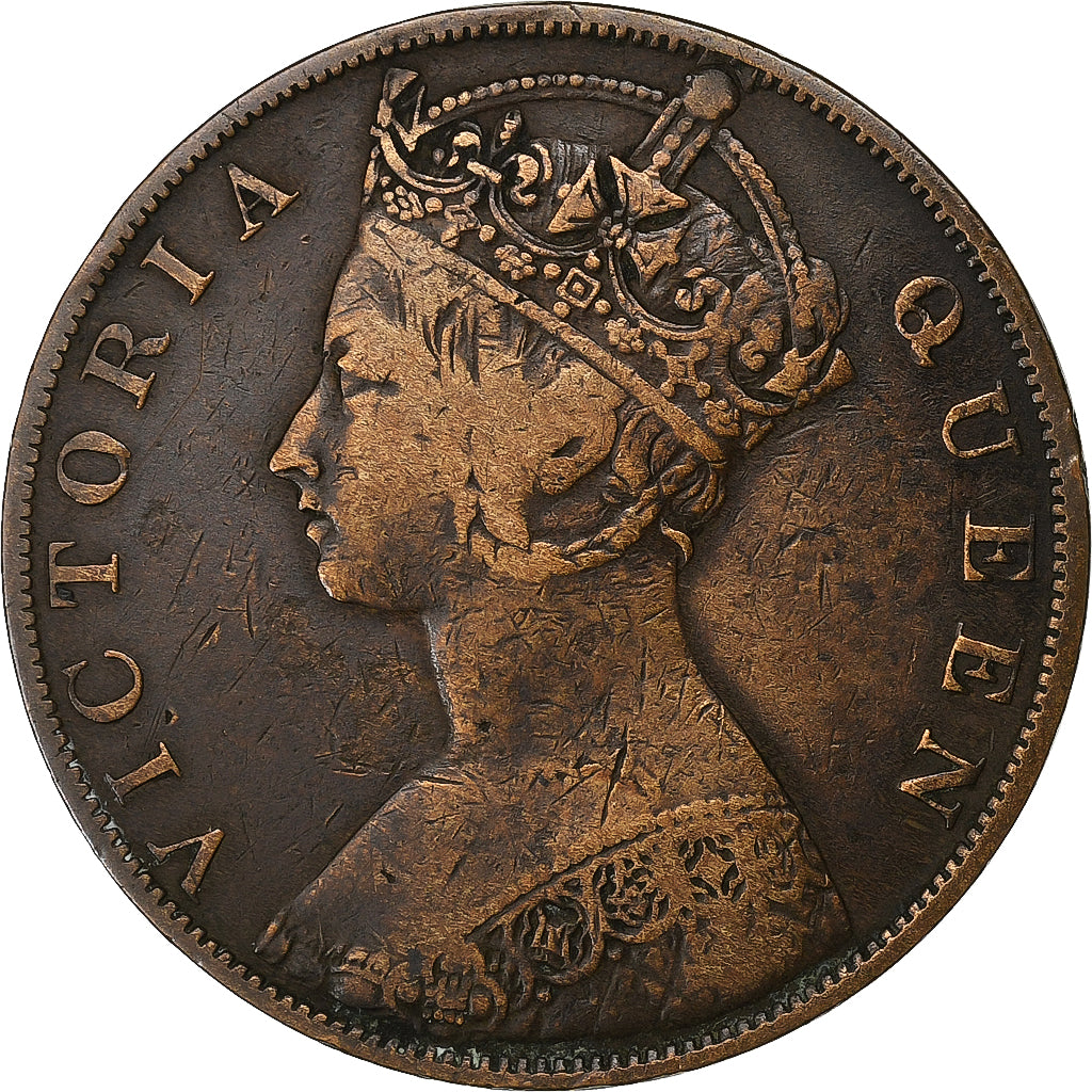 Hong Kong, Victoria, Cent, 1879, Bronze, VF(30-35), KM:4.2