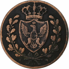 États italiens, SARDINIA, Carlo Felice, 5 Centesimi, 1826, Cuivre, TB, KM:127.2