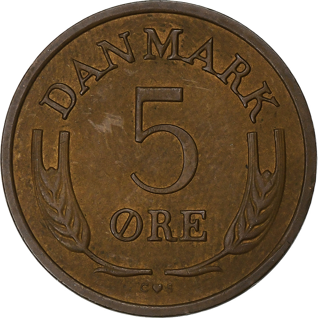 Danimarca, 5 Öre, 1971, Rame-nichel, MB+