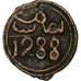 Morocco, Sidi Mohammed IV, 4 Falus, 1871, Fes, Cast Bronze, EF(40-45), KM:166.1