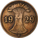 Alemanha, Reichspfennig, 1929, Munich, Alumínio-Bronze, EF(40-45)