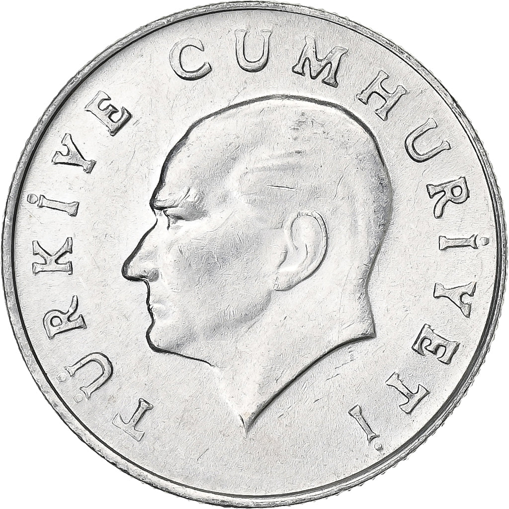 Turkije, 10 Lira, 1984, Aluminium, PR, KM:964