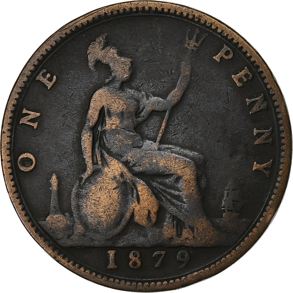 Great Britain, Victoria, Penny, 1879, Bronze, VF(30-35), KM:755