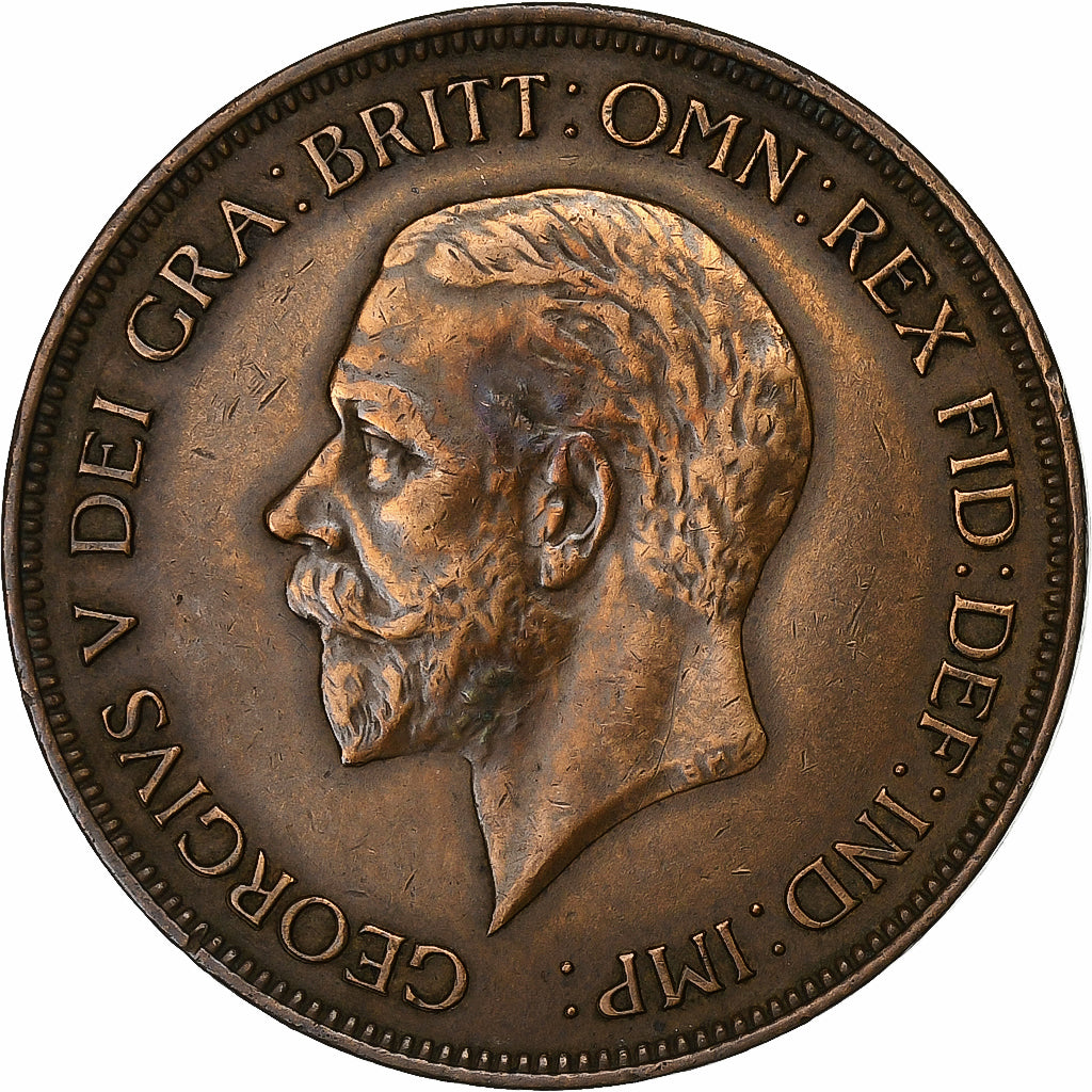 Great Britain, Penny, 1932, Bronze, AU(50-53)