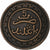 Marruecos, 'Abd al-Aziz, 10 Mazunas, AH 1320/1902, Bronce, BC+, KM:17.2