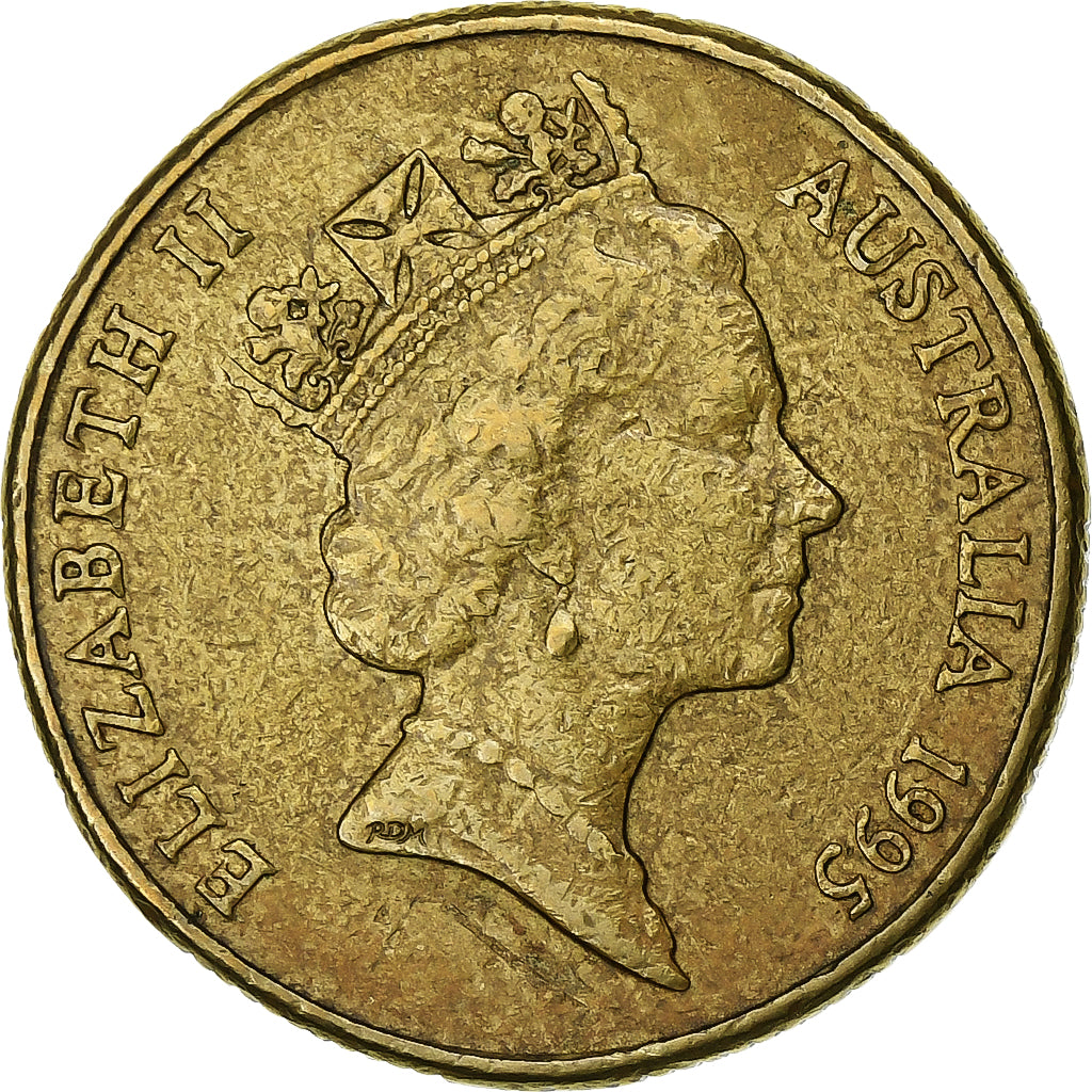 Australien, Elizabeth II, 1 Dollar, 1995, Aluminum-Bronze, SS, KM:101