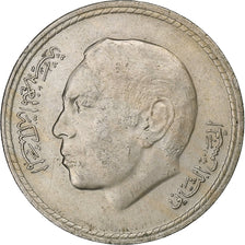 Marokko, 5 Dirhams, 1975, Aluminum-Bronze, SS+