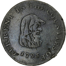 United Kingdom, Halfpenny Token, Cambridgeshire, 1795, Copper, VF(30-35)