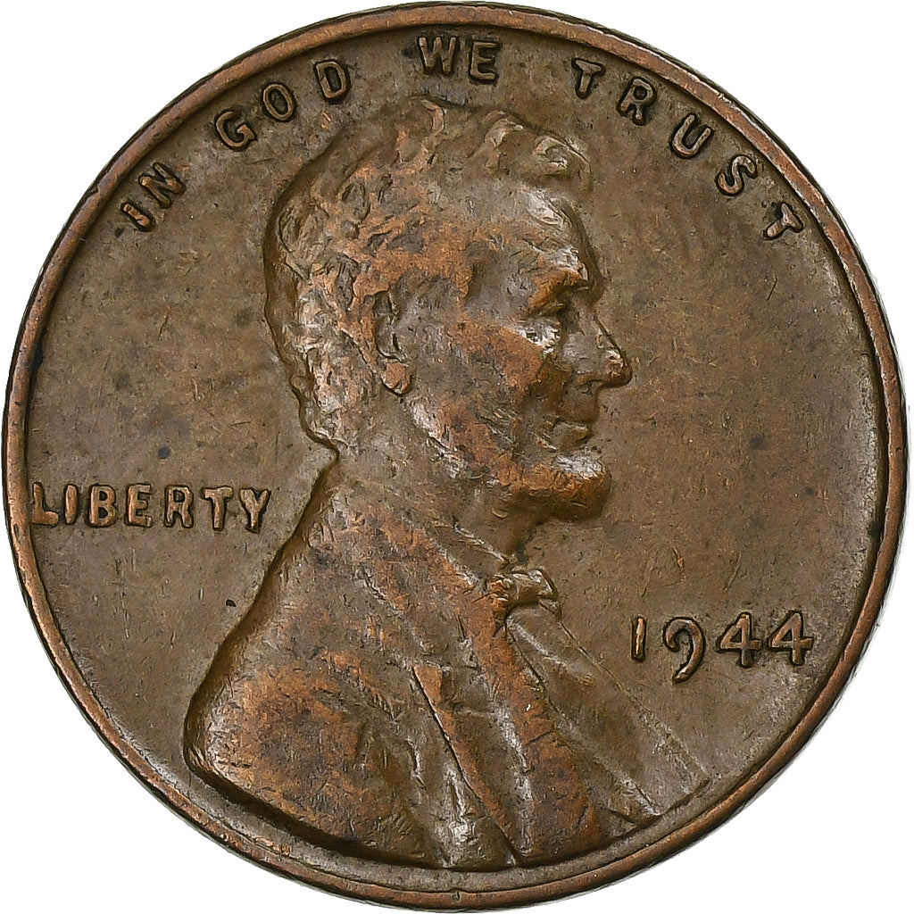 Vereinigte Staaten, Cent, Lincoln Cent, 1944, U.S. Mint, Messing, S+, KM:A132