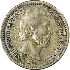 Netherlands, William III, 5 Cents, 1850, Silver, EF(40-45), KM:91