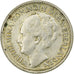 Países Baixos, Wilhelmina I, 10 Cents, 1941, Prata, VF(30-35), KM:163