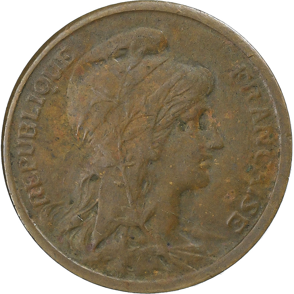 France, Centime, Dupuis, 1920, Paris, Bronze, VF(30-35), KM:840
