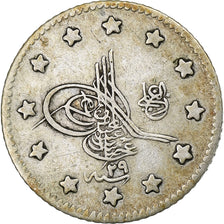 Turkey, Abdul Hamid II, Kurush, 1903 (AH 1293/29), Qustantiniyah, Silver