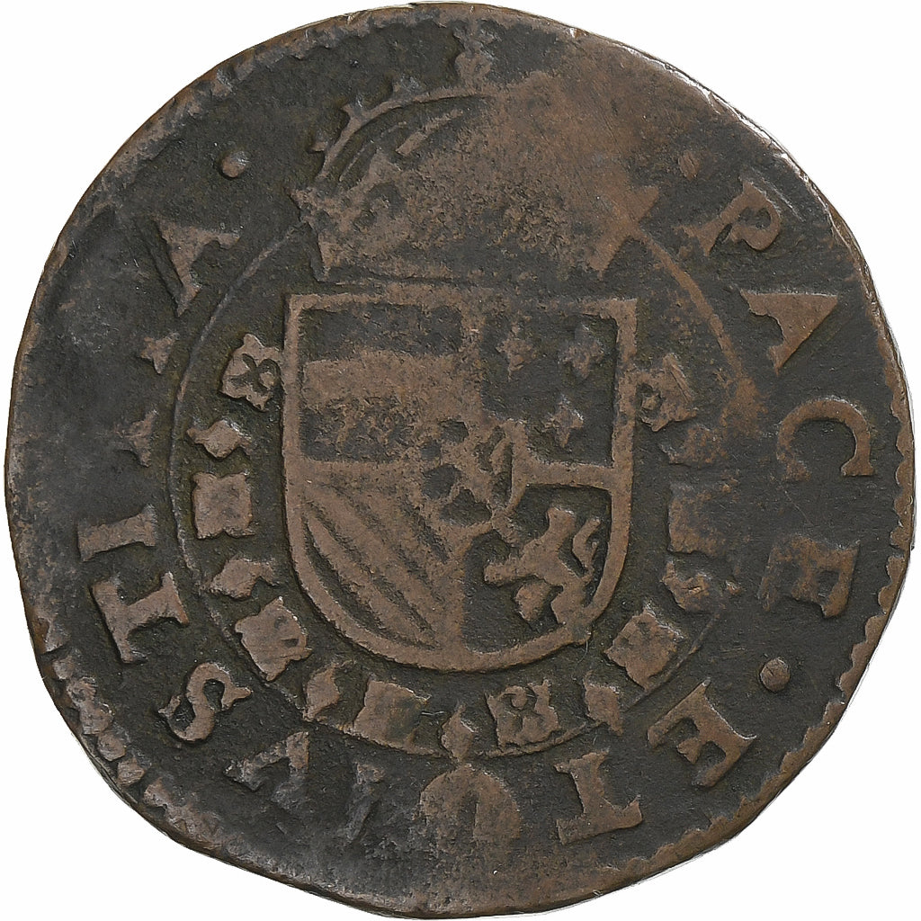 Comté de Flandre, Flandre, Philippe II, Liard, Bruges, Cuivre, TB