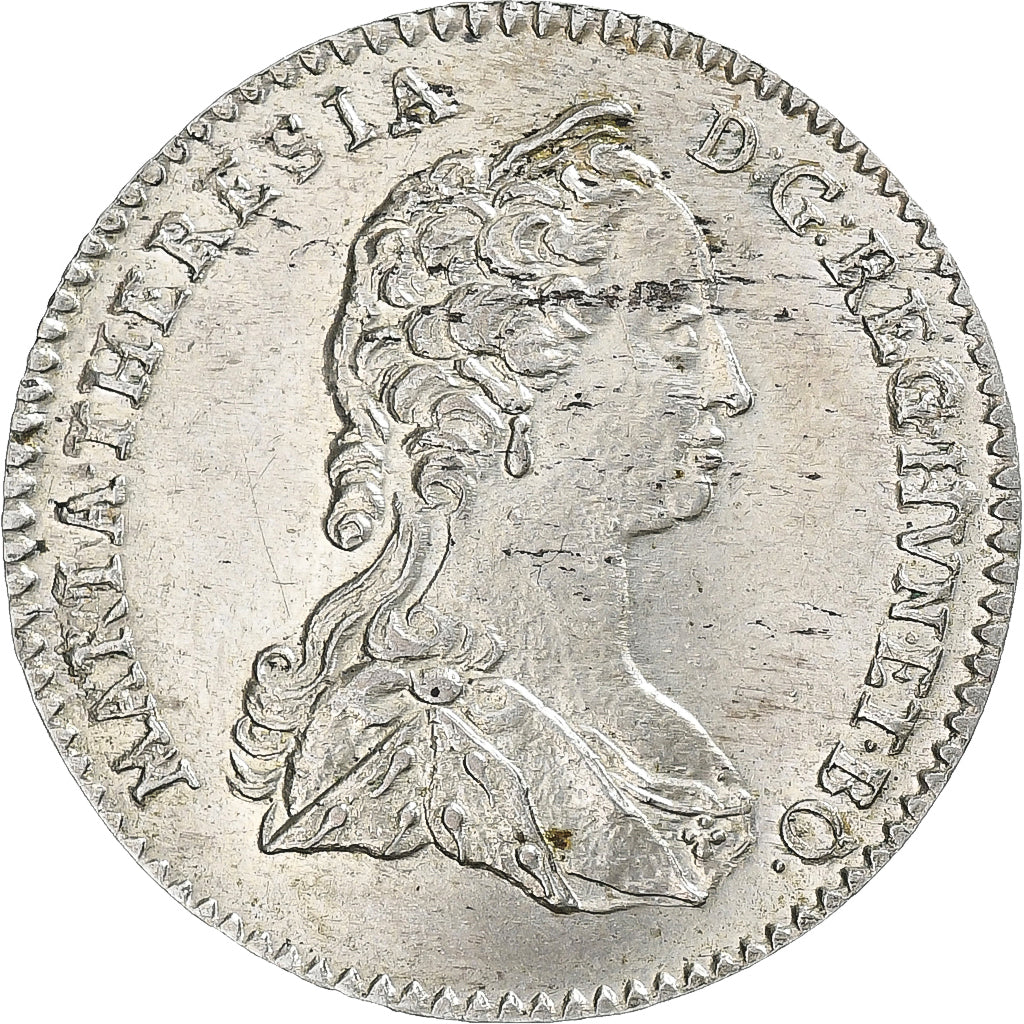 Austria, Maria Theresa, 6 Kreuzer, 1744, Hall, Billon, EF(40-45), KM:1711