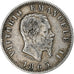Italien, Vittorio Emanuele II, Lira, Milan, Silber, S+, KM:5a.1