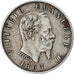 Italia, Vittorio Emanuele II, 20 Centesimi, 1863, Milan, Argento, BB, KM:13.1