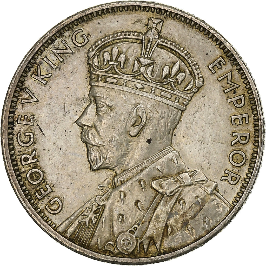 Australia, George V, Florin, 1934-35, Melbourne, Silver, EF(40-45), KM:33