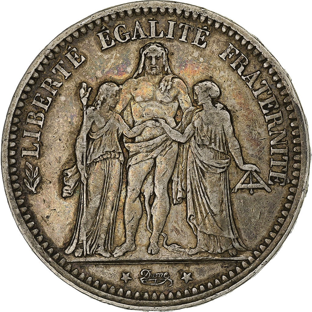France, 5 Francs, Hercule, 1873, Paris, Silver, VF(30-35), Le Franc:F.334