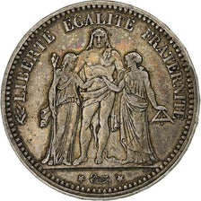 France, 5 Francs, Hercule, 1873, Paris, Silver, VF(30-35), Le Franc:F.334