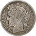 Francia, 2 Francs, Cérès, 1872, Bordeaux, Argento, MB, Le Franc:F.265