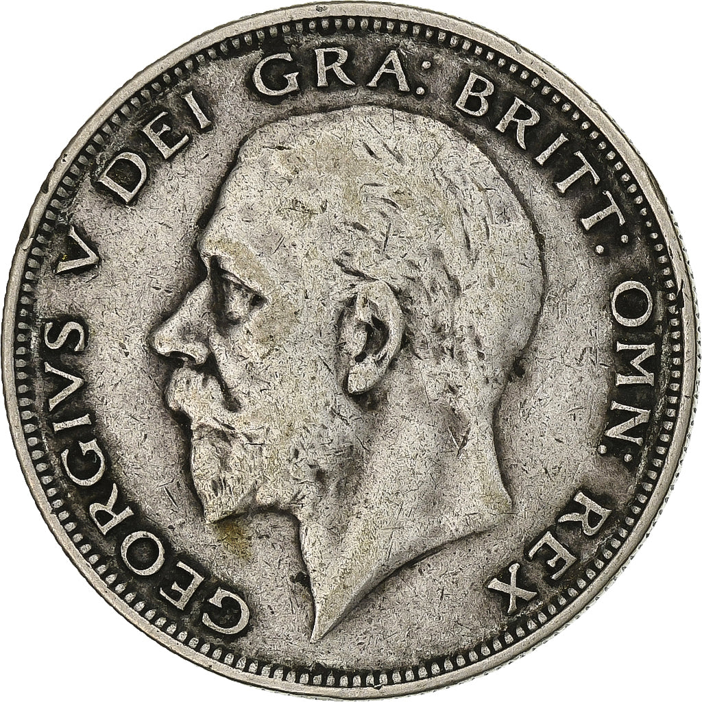 Great Britain, George V, 1/2 Crown, 1932, Silver, VF(30-35), KM:835