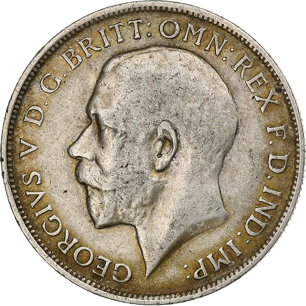 Great Britain, George V, Florin, Two Shillings, 1916, Silver, VF(30-35), KM:817