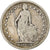 Suiza, Franc, 1900, Bern, Plata, BC+, KM:24