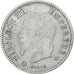 France, Napoleon III, 20 Centimes, Napoléon III, 1867, Paris, Silver