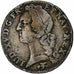 Francia, Louis XV, Ecu, Écu au bandeau, 1763, Lyon, Plata, BC+, KM:512.6