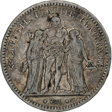 Francia, 5 Francs, Hercule, 1849, Paris, Argento, B+, Le Franc:F.326, KM:756.1