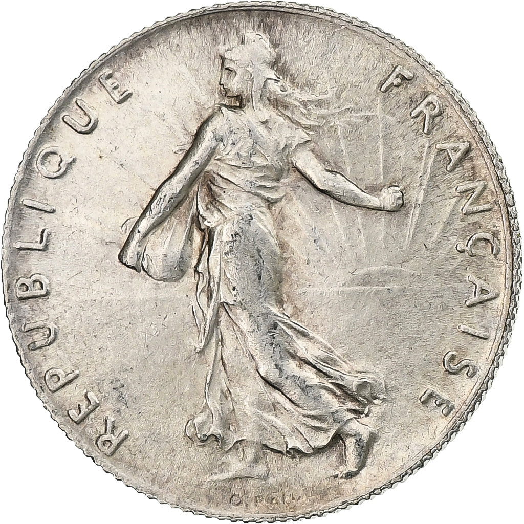 Frankreich, 50 Centimes, Semeuse, 1916, Paris, Silber, SS+, Le Franc:F.190