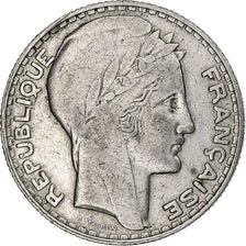 França, 10 Francs, Turin, 1930, Paris, Prata, VF(30-35), Le Franc:F.360, KM:878