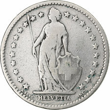 Switzerland, 2 Francs, 1886, Bern, Silver, VF(20-25), KM:21