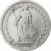 Switzerland, 2 Francs, 1886, Bern, Silver, VF(20-25), KM:21