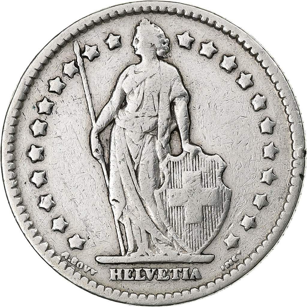 Schweiz, Franc, 1912, Bern, Silber, S, KM:24