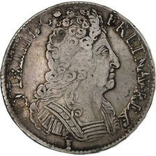 France, Louis XIV, Ecu, Écu aux 3 couronnes, 1710, Rennes, Silver, VF(30-35)