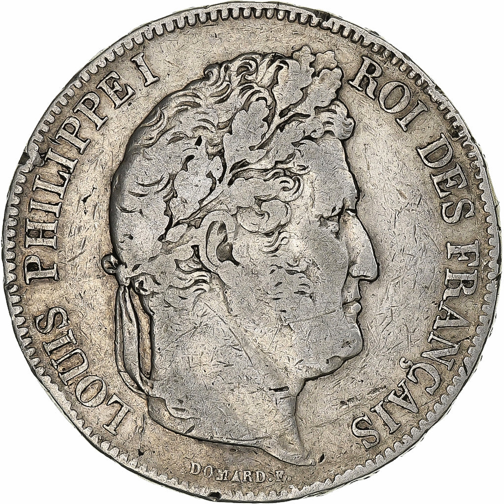 Frankreich, 5 Francs, Louis-Philippe, 1832, Lille, Silber, S, KM:749.13