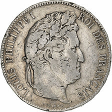 Frankreich, 5 Francs, Louis-Philippe, 1832, Lille, Silber, S, KM:749.13
