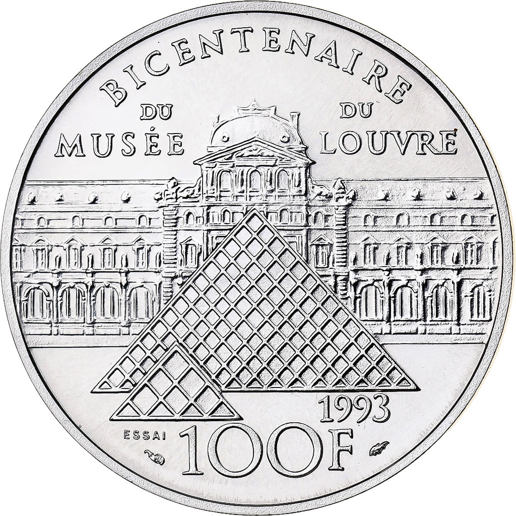 France, 100 Francs, 1993, Paris, Silver, MS(65-70), KM:1022