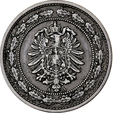 GERMANY - EMPIRE, Wilhelm I, 20 Pfennig, 1888, Berlin, Copper-nickel, VF(30-35)