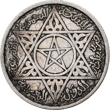Morocco, Mohammed V, 100 Francs, AH 1372/1953, Paris, Silver, VF(30-35), KM:52