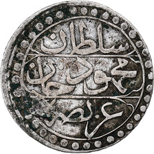 Argélia, ALGIERS, Mahmud II, 1/4 Budju, 6 Mazuna, 1822/AH1237, Prata