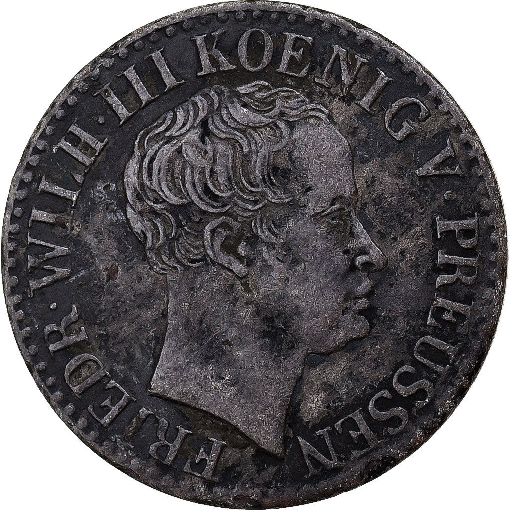 Stati tedeschi, PRUSSIA, Friedrich Wilhelm III, 1/2 Silber Groschen, 1837