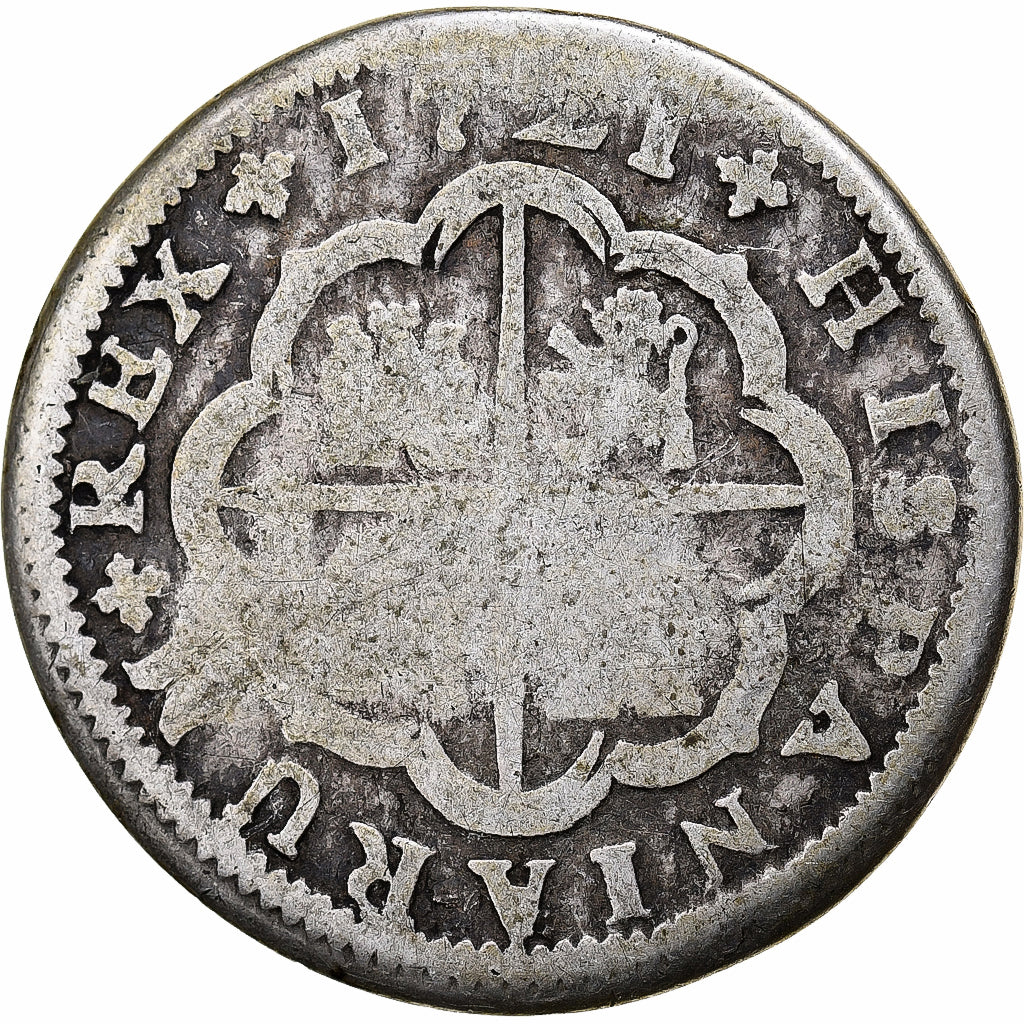 Spanien, Philip V, Real, 1721, Seville, Silber, SGE, KM:306.2