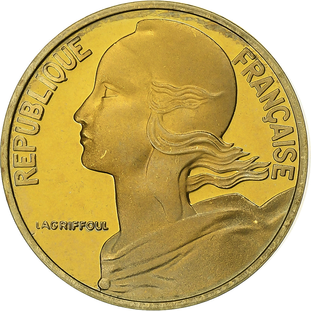 France, 5 Centimes, Marianne, 1997, Paris, Proof, Aluminum-Bronze, MS(65-70)