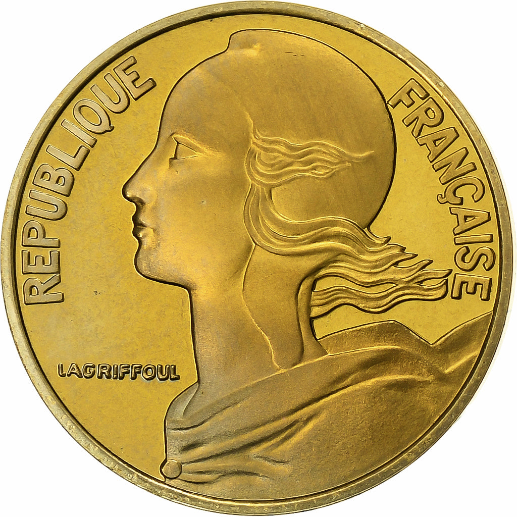 France, 10 Centimes, Marianne, 1997, Paris, Proof, Aluminum-Bronze, MS(65-70)