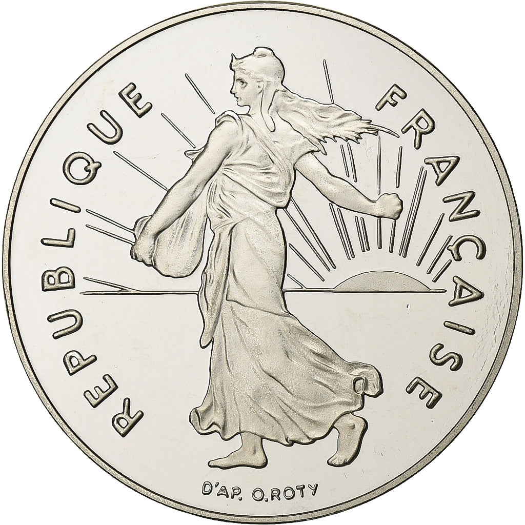 Francia, 5 Francs, Semeuse, 1997, Paris, FS, Nichel placcato rame-nichel, FDC