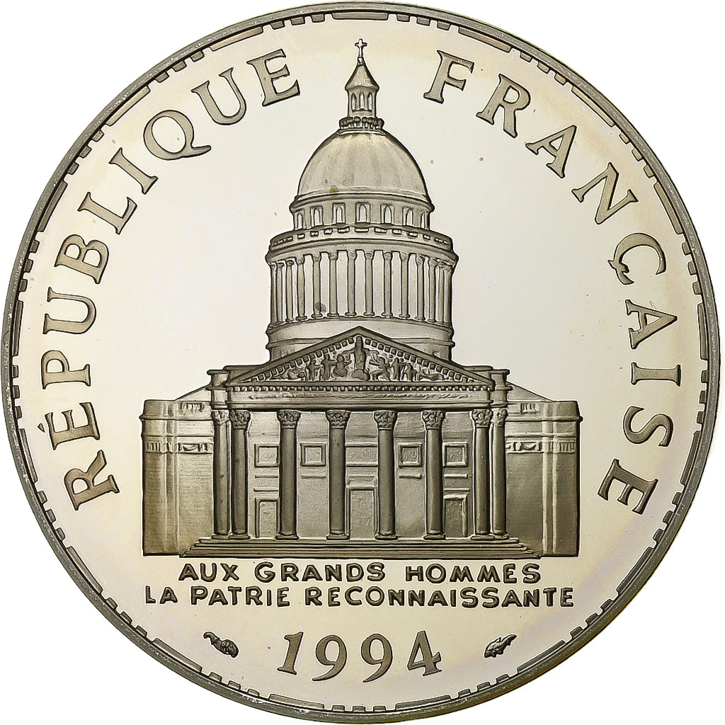 France, 100 Francs, Panthéon, 1994, Paris, Proof, Silver, MS(65-70)